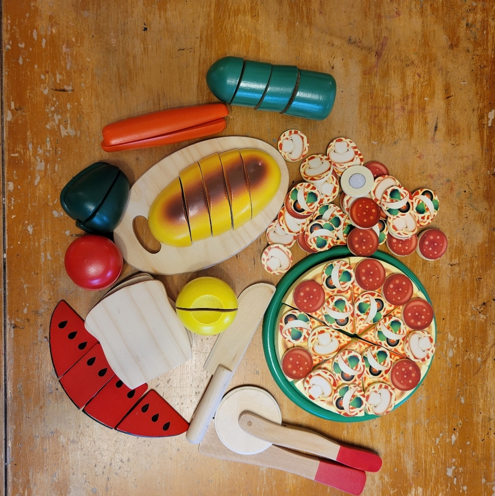 Melissa and Doug Wooden Food Sets